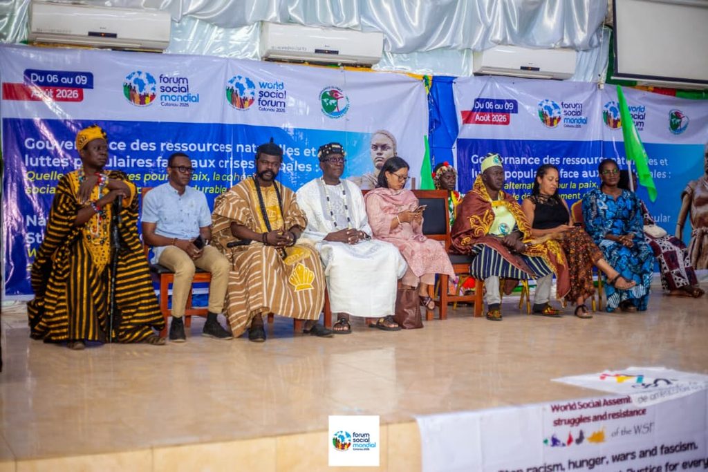 FORUM SOCIAL MONDIAL COTONOU 2026 : TROIS JOURS DE REFLEXIONS CLOTURES POUR UNE GOUVERNANCE PLUS EQUITABLE DES RESSOURCES NATURELLES